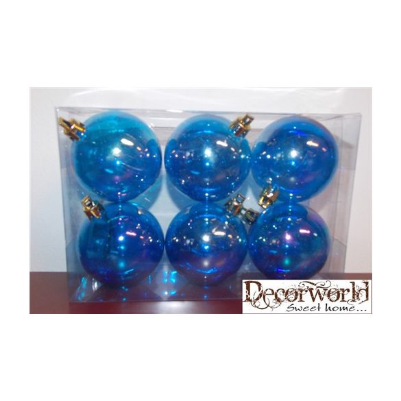 Gömb műanyag 6cm - Átlátszó s/6