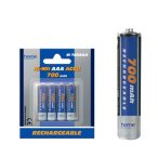 Tölthető mini ceruza elem 700mAh, 1.2V AAA S/4