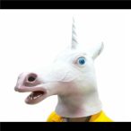 Belebújós unikornis maszk / latex