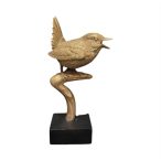 Figura madár, műgyanta, 10x7,5x21,4cm
