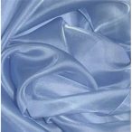 Szatén-organza 47cm/10m - Vintage kék