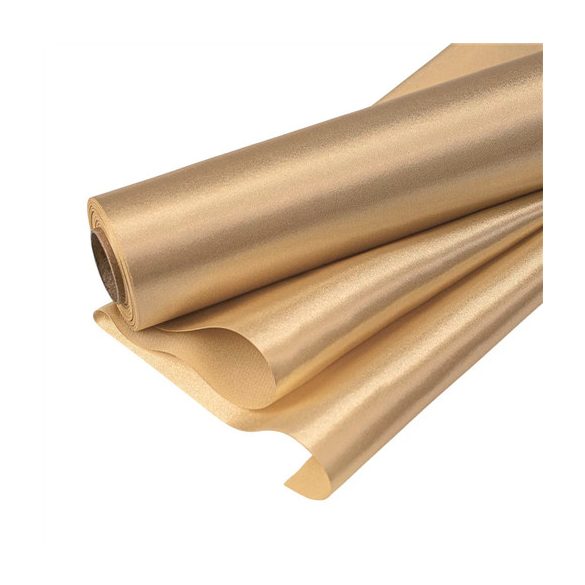 Szatén tekercs 23cm/10m - Arany