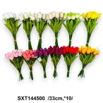 Tulipán köteg 33cm x10 - Több színben