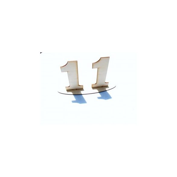 Natúr fa asztalszám 11 1db 24x15x5,5cm