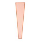   Virágtasak 12,5x4x45cm rose gold keretes - Rózsaszín (50db/csom.)